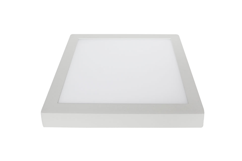 PLAFOND SPOT ""LUKE""CCT  1 LICHTS VIERKANT 300  WIT INCL CONTROLLER ART NR: 23422135/