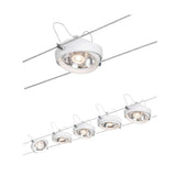 KABELSET 230 V-12V DC  "" LED POWERLINE ''  ALU/KUNSTSTOF  5 LICHTS  ART NR: P94200%