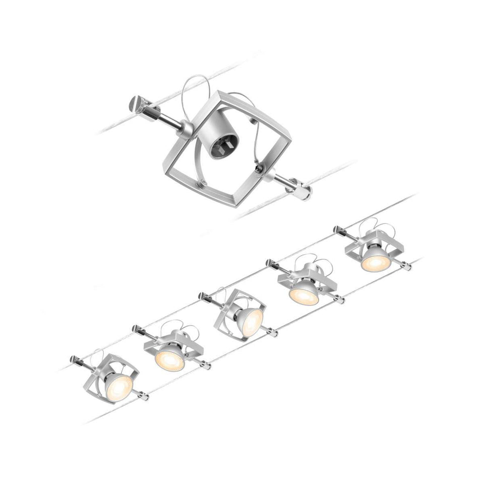 KABELSYSTEEM 12VOLT "" CAM II"" CHROOM 5 LICHTS MAX 50WATT  ART NR: P94430%