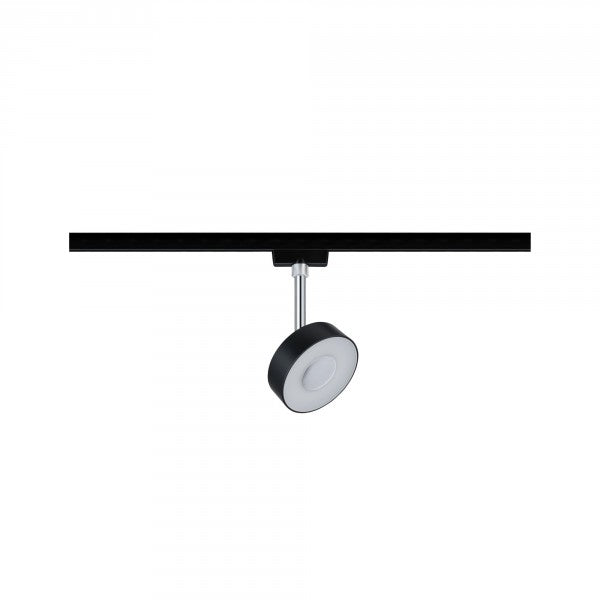2 METER RECHTE STARTERSET 1 FASE TRACK/RAIL  "" CIRKEL""  4 LICHTS MAT/ZWART  ART NR: LATH P96915%