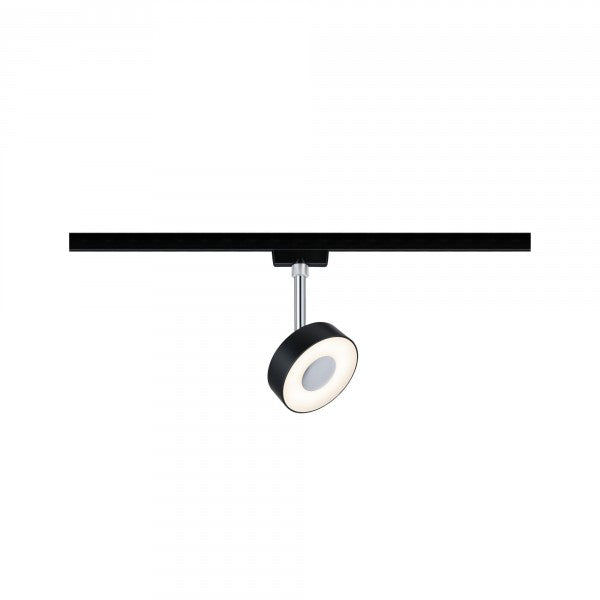 2 METER RECHTE STARTERSET 1 FASE TRACK/RAIL  "" CIRKEL""  4 LICHTS MAT/ZWART  ART NR: LATH P96915%
