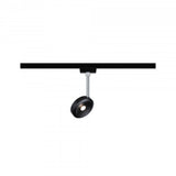 L-VORMIGE  STARTERSET 1 FASE TRACK/RAIL  "" DISKUS ""  5 LICHTS MAT/ZWART  ART NR: LATH P96922%