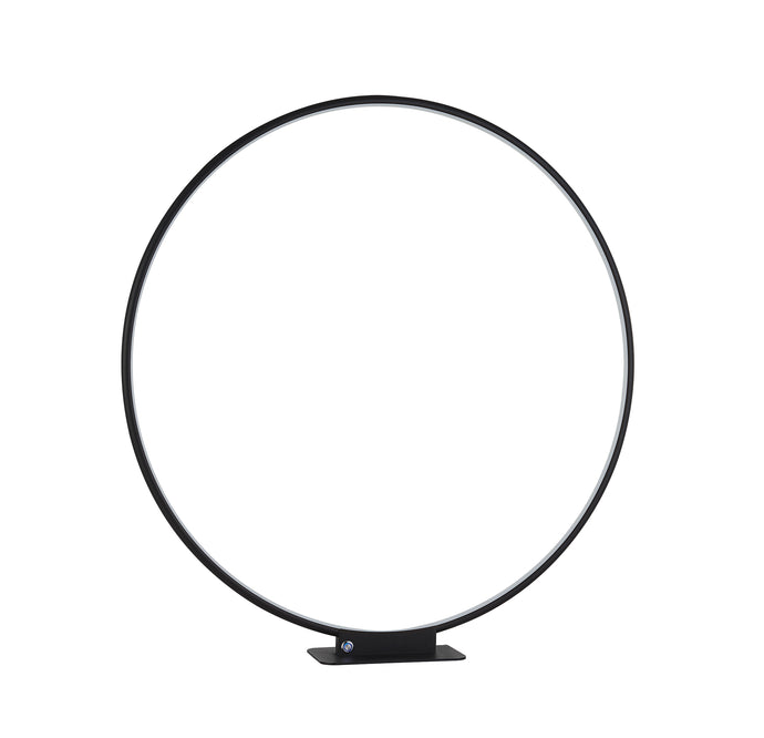 EXCLUSIEVE LED TAFELLAMP ''UNNU'' 800MM ROND ARTNR  23435002/   ( ZWART )
