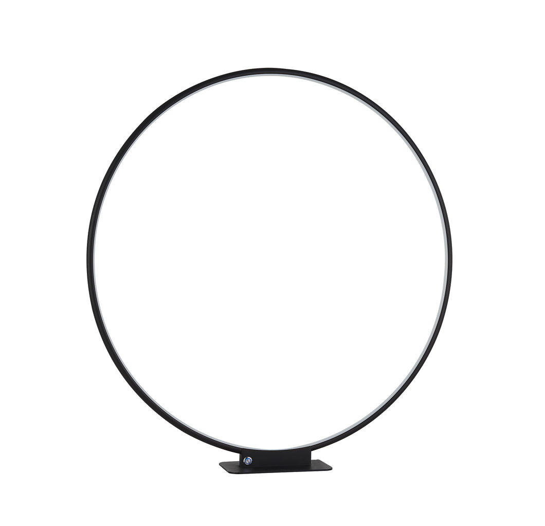EXCLUSIEVE LED TAFELLAMP ''UNNU'' 800MM ROND ARTNR  23435002/   ( ZWART )