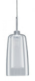 2 METER RECHTE STARTERSET 1 FASE TRACK/RAIL  "" SARIDO "" 3 GLAZEN HANGLAMPEN MAT/CHROOM  ART NR: LATH P94998%