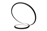 EXCLUSIEVE LED TAFELLAMP "KOA" 330MM ROND ART NR 2345021/   ( ZWART )