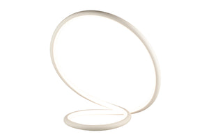 EXCLUSIEVE LED TAFELLAMP "KOA" 330MM ROND ART NR 23435031/    (WIT )