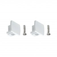 2 METER RECHTE STARTERSET 1 FASE TRACK/RAIL  "" SALARI ""  2 GLAS HANGLAMPEN WIT  ART NR: LATH P95455%