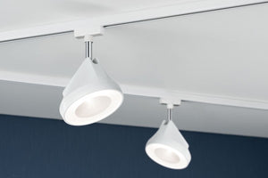 L-VORMIGE  STARTERSET 1 FASE TRACK/RAIL  "" BARENA ""  5 LICHTS WIT/CHROOM  ART NR: LATH P95447%