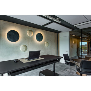 SIERWAND BASE""STANDAARD''" ROND 40 MAT GRIJS     ART NR: SL200461