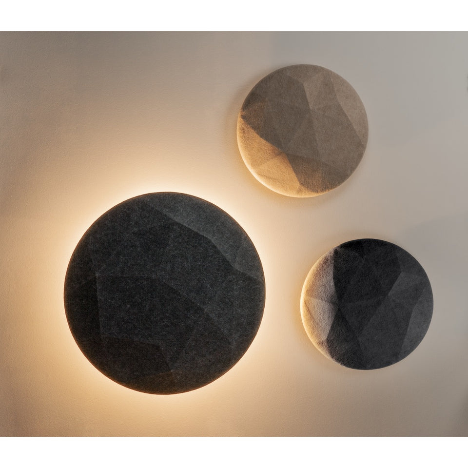 WANDLICHT ""EXTREEM"" ROND 60 MAT GRIJS (INCL DIMFUNCTIE )   ART NR: SL2004663