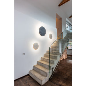 WANDLICHT ""EXTREEM"" ROND 40 MAT  GRIJS (INCL DIMFUNCTIE )   ART NR: SL2004661