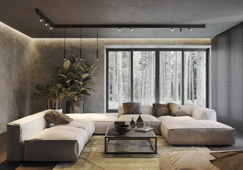 GORDIJN SIERLIJST UP VOOR INDIRECTE LED-STRIPS VERLICHTING  NR  212060KF/