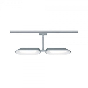 2 METER RECHTE STARTERSET 1 FASE TRACK/RAIL  "" KLIPPER ""  4 LICHTS MAT/CHROOM  ART NR: LATH P95469%