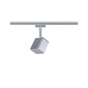 L-VORMIGE  STARTERSET 1 FASE TRACK/RAIL  "" KUBUS ""  5 LICHTS MAT/CHROOM  ART NR: LATH P95510%