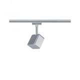 L-VORMIGE  STARTERSET 1 FASE TRACK/RAIL  "" KUBUS ""  5 LICHTS MAT/CHROOM  ART NR: LATH P95510%