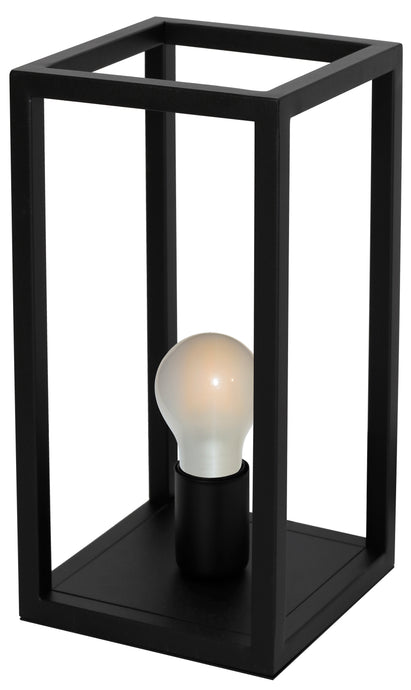 TAFELLAMP ''DAGO ''1 LICHTS DE LUXE  ZWART       ART NR  22717043/