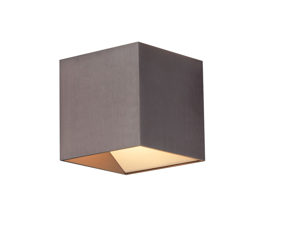 OPBOUW LED SPOT VIERKANT 1 LICHTS '' TURE ''BRONS  ART NR: 23300680/