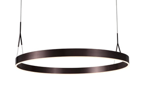 EXCLUSIEVE LED PENDELLAMP ""TURE"" ROND 900mm BRONS ART NR: 23300687/
