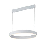 EXCLUSIEVE LED PENDELLAMP ""TURE"" ROND 600mm MAT/WIT  ART NR: 23300696/