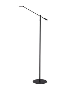 VLOERLAMP DE LUXE LED ''BONIX " ZWART  ART NR: 23375017/