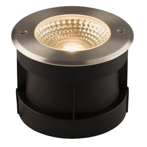 OUTDOOR BODEMSPOT ""VURI"  GESCHUURD ALUMINIUM  130 ART NR: 23376025/
