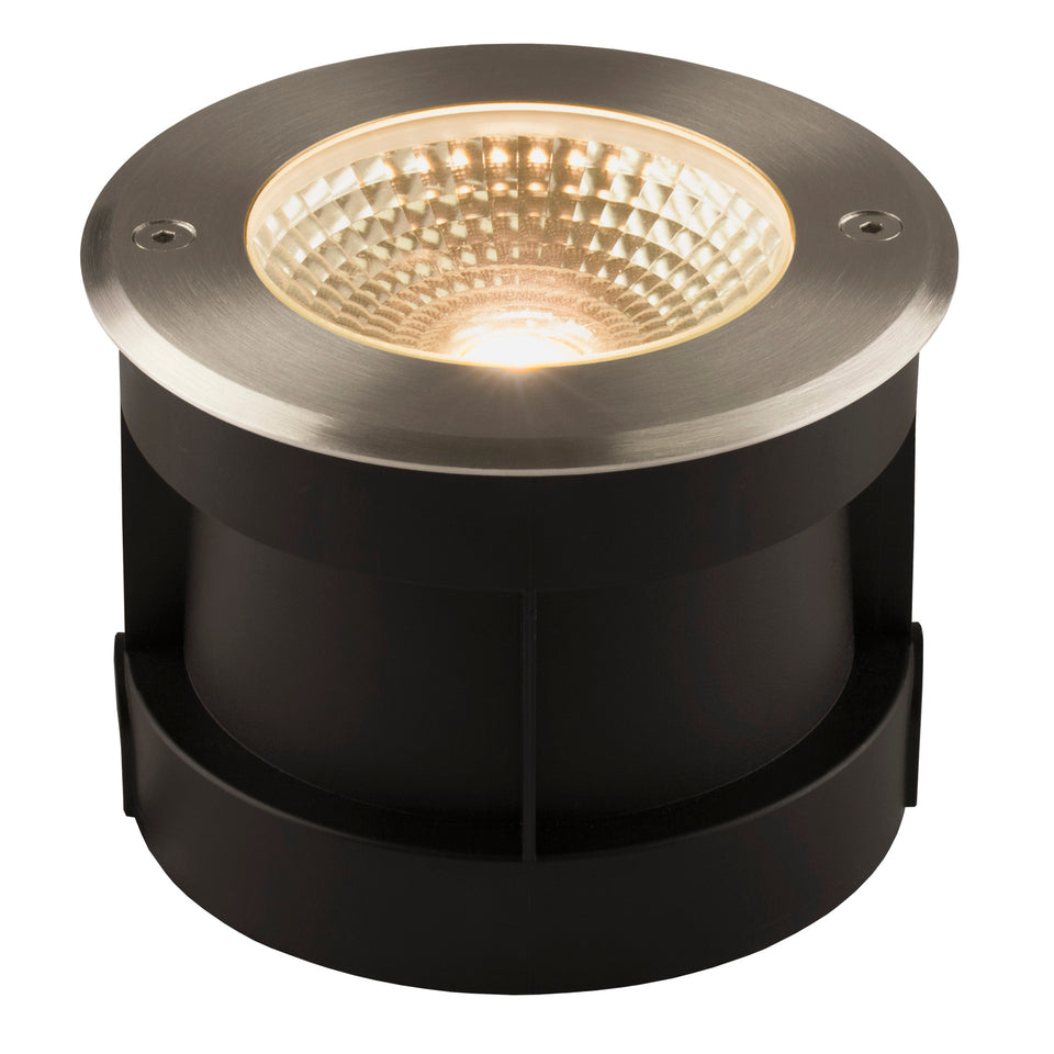 OUTDOOR BODEMSPOT ""VURI"  GESCHUURD ALUMINIUM  130 ART NR: 23376025/