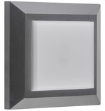 WOON / BADKAMER PLAFOND  // WANDSPOT ""COKI""  VIERKANT GRIJS  ART NR: 23390002/