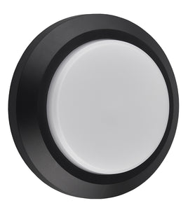 WOON / BADKAMER PLAFOND //  WANDSPOT ""COKI""  ROND GRIJS  ART NR: 23390005/