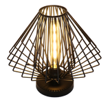 TAFELLAMP '' LAXOS '' 1 LICHTS DE LUXE  ZWART   350     ART NR 23403565/