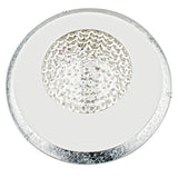 PLAFONIERE  1-LICHTS  "' HANA  30 ''  CHROOM/WIT/ZILVER  ART NR: 23408181/