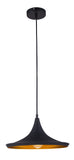ADRIS HANGLAMP DE LUXE  ZWART/GOUD  ART NR 23410131/