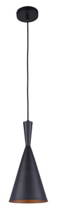 ISHA HANGLAMP DE LUXE  ZWART/GOUD  ART NR 23410133/