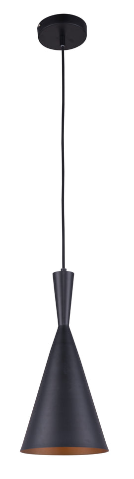 ISHA HANGLAMP DE LUXE  ZWART/GOUD  ART NR 23410133/
