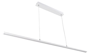 MODERNE PENDELLAMP "" NINO "" 1200MM 1 LICHTS LED BUIS  MAT/ WIT  ART NR: 23418120/