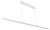 MODERNE PENDELLAMP "" NINO "" 1200MM 1 LICHTS LED BUIS  MAT/ WIT  ART NR: 23418120/