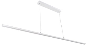 MODERNE PENDELLAMP "" NINO "" 1800MM 1 LICHTS LED BUIS  MAT/ WIT  ART NR: 23418121/