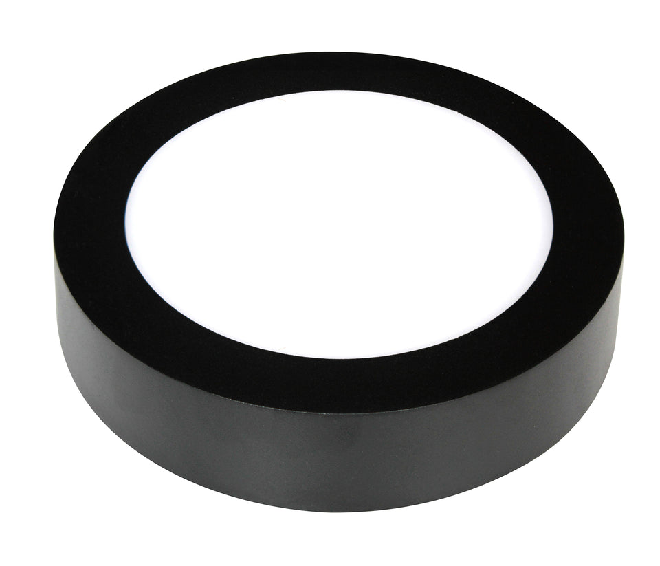 PLAFOND SPOT ""LUKE"" 1 LICHTS ROND  170  ZWART  ART NR: 23422106/