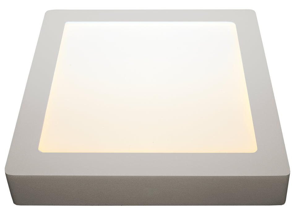 PLAFOND SPOT ""LUKE"" 1 LICHTS VIERKANT  175  WIT  ART NR: 23422111/