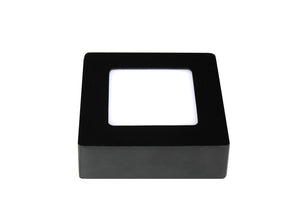 PLAFOND SPOT ""LUKE"" 1 LICHTS VIERKANT  120  ZWART  ART NR: 23422115/