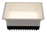 INBOUW SPOT ""BICRO "" VIERKANT 110X110MM  WIT  ART NR: 23422210/