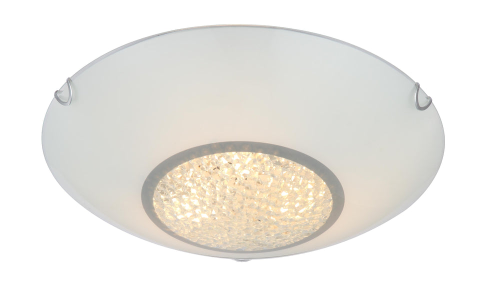 PLAFONIERE  1-LICHTS  "' CULAR 40 ''  WIT    ART NR: 23423082/