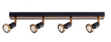 """COBUS '''" SPOT LED 4 LICHTS ZWART/BRONS  ART NR 23427009/