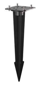 OUTDOOR GRONDSPOT ""LUVA""  350 VIERKANT INCL ANKER  ZWART  ART NR: 23429060/