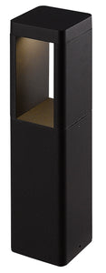 OUTDOOR GRONDSPOT ""LUVA"" VIERKANT  350 INCL ANKER  ZWART  ART NR: 23429050/