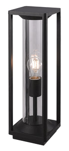 OUTDOOR GRONDSPOT ""SELSO"" VIERKANT INCL ANKER  ZWART  ART NR: 23429072/