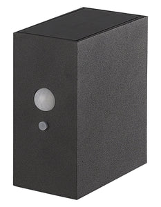 OUTDOOR WANDSPOT ""SAGNAR"" SOLAR AANGEDREVEN  ZWART  ART NR: 23429076/