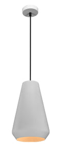 '' TUBBE'' HANGLAMP DE LUXE  MAT/WIT  200        ART NR 23432050/
