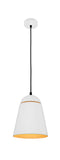 '' OZAR'' HANGLAMP DE LUXE  MAT/WIT  200mm ART NR 23432100/