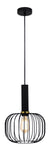 HANGLAMP  KONAH 1 LICHTS DE LUXE ZWART      ART NR  23432137/